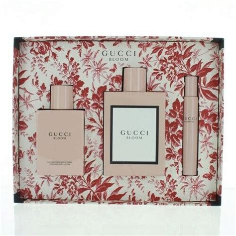 gucci bloom yellow gift set|gucci bloom 3 piece set.